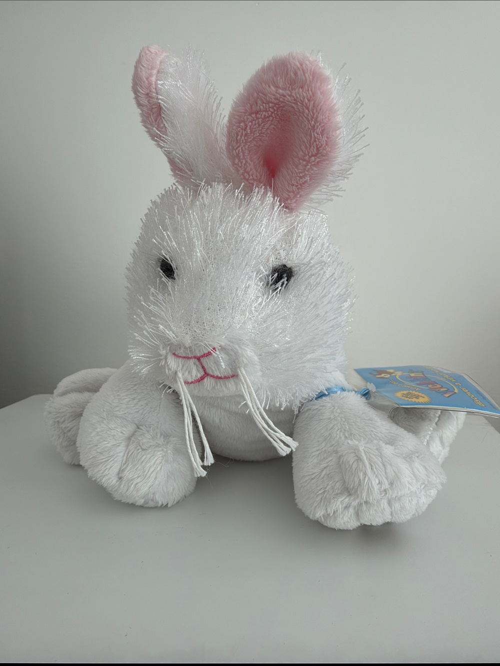 NWT Ganz Webkinz White Rabbit - #HM078 Unused Code